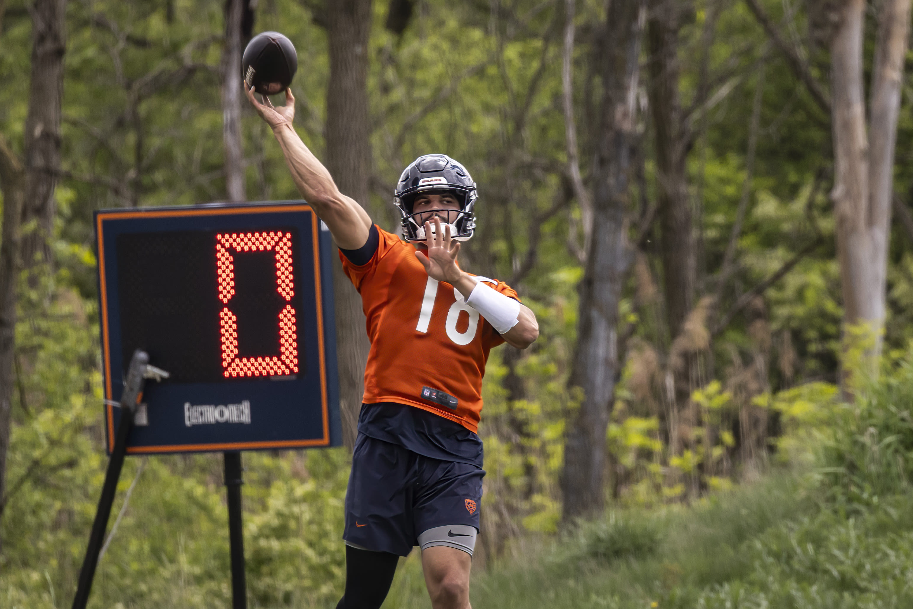 For once, maybe, the Bears have perfect timing as QB Caleb Williams arrives for 1st practice