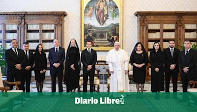 El papa recibe al presidente de Ecuador en el Vaticano