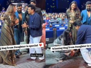 Aishwarya Rai Photos: Former Miss World, Daughter Aaradhya Click A Selfie With Brahmanandam At IIFA 2024