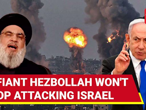 Hezbollah Goes All-out In War Against Israel; Katyusha Rockets Pound Kiryat Shmona | Watch