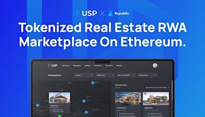 Ethereum-based tokenized real estate platform USP launches on Republic | Invezz