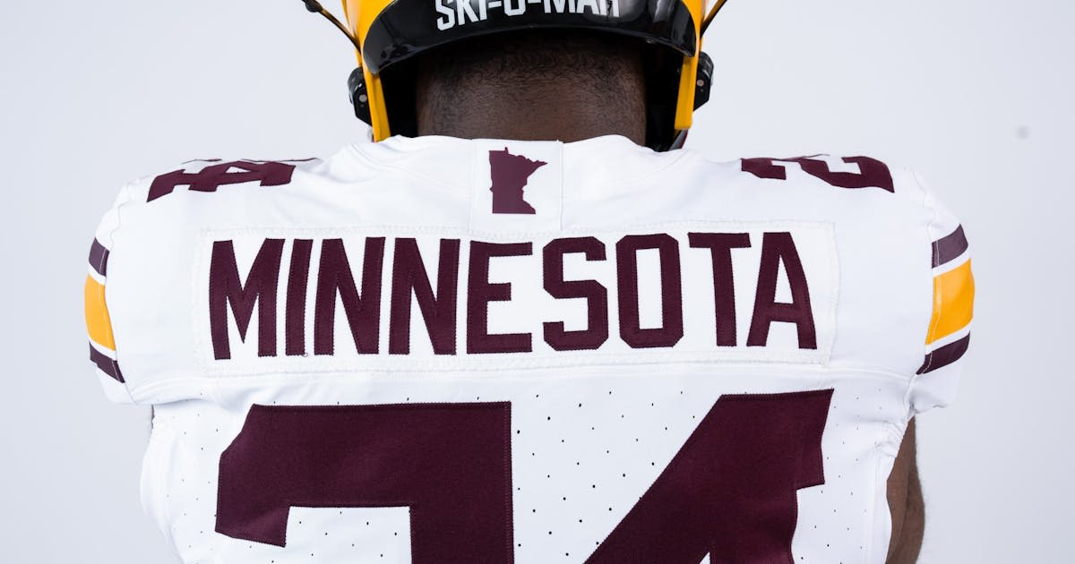 Gophers football team unveils 2024 uniforms, adding stripes and a few other changes