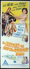 THE KETTLES ON OLD MACDONALDS FARM Original Daybill Movie poster ...