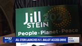 Green Party candidate Jill Stein launches her New York ballot access drive