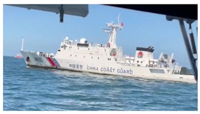 本月第3度！ 中國海警船侵擾金門水域 海巡署派艇全程對應驅離