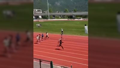 La espectacular atleta de 14 años que bate récords: saca 30 metros a sus rivales en los 100 - MarcaTV