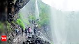 Private Waterfalls in Maharashtra Attracting Tourists from Karnataka | Hubballi News - Times of India