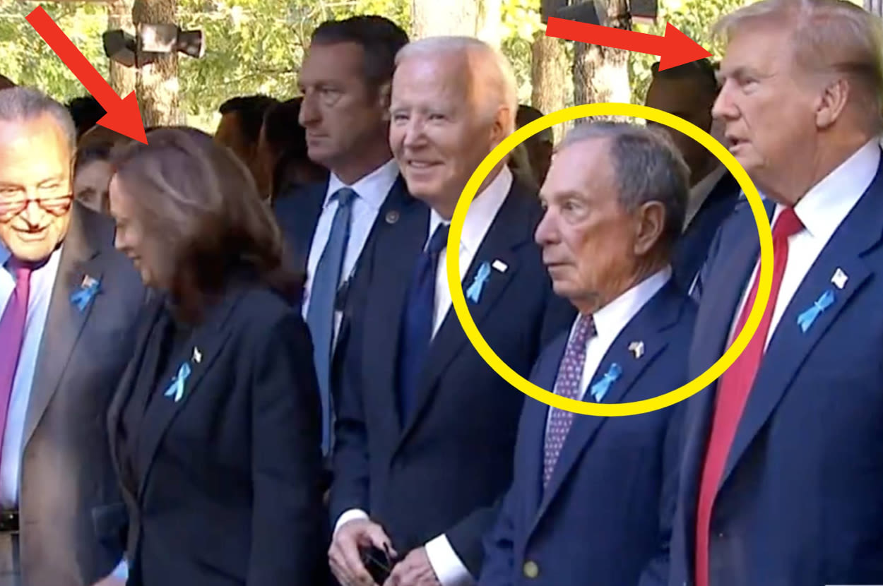 Donald Trump And Kamala Harris' Interaction At The 9/11 Memorial Is Going Viral