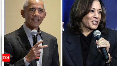 Obama hasn't openly endorsed Kamala Harris yet because... - Times of India