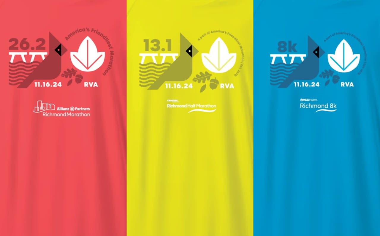 2024 Richmond Marathon shirt designs revealed