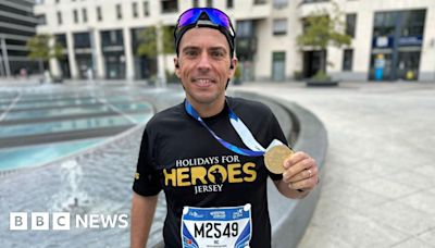 Jersey man runs D-Day marathon for veterans charity