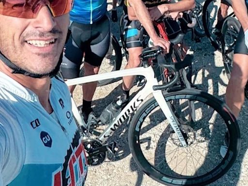 El increíble récord que batió Lionel Scaloni en una carrera de ciclismo