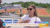 BMX Racer, Alise Willoughby in Rock Hill sponsored by 2024 UCI BMX World Racing Championship