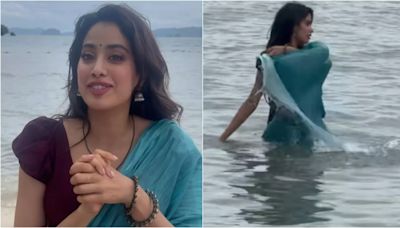 Janhvi Kapoor Shoots For Devara's Chuttamale In Jellyfish-Infested Waters, Calls It 'Life Threatening Moment' In BTS