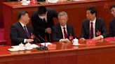 Footage shows moments before Hu Jintao led out of Chinese Communist Party congress