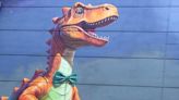 Dragons and dinosaur murals take over city centre
