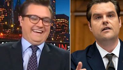 MSNBC Host Chris Hayes Guffaws At Matt Gaetz's 'Law' Defense Of Trump