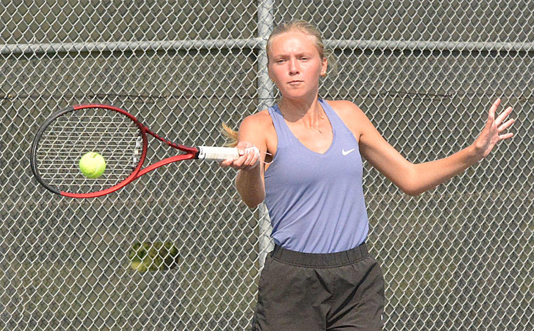 Watertown's girls tennis team honors its five seniors during home dual against Milbank