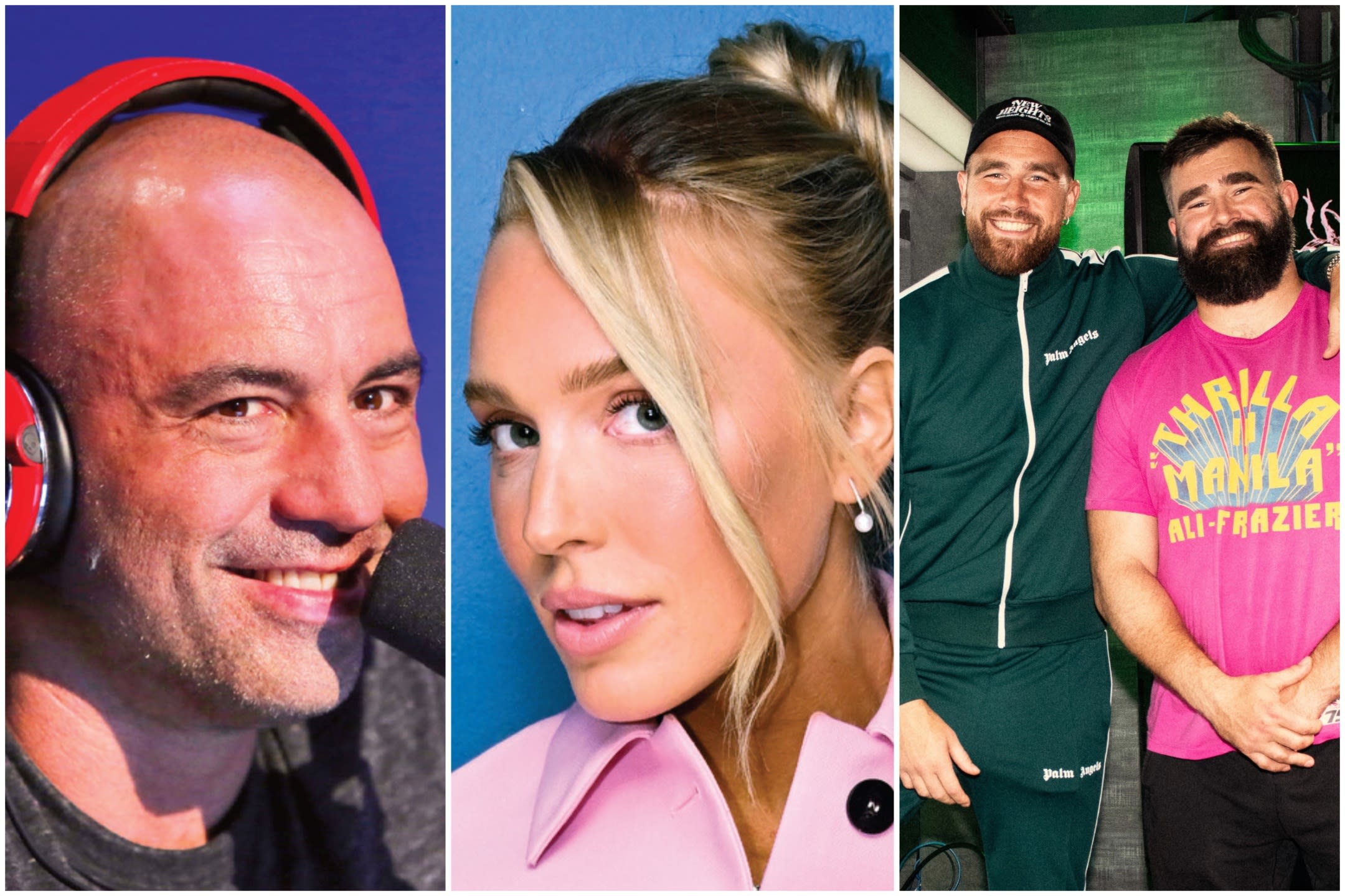 Podcast Pay Dirt: Why Top Hosts Like Joe Rogan, Kelce Brothers, Alex Cooper Are Landing Big-Bucks Deals