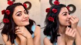 Pushpa 2 actress Rashmika Mandanna blushes in cute PICS, reveals 'phooling' around while being extremely unwell