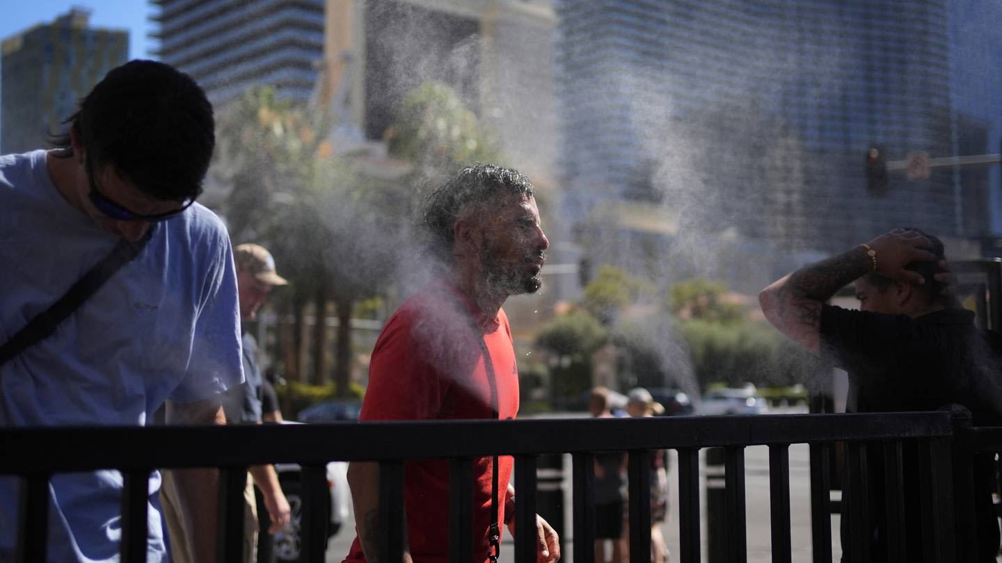 Las Vegas hits record of fifth consecutive day of 115 degrees or greater as heat wave scorches US