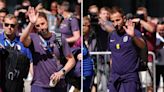 England players applauded as they leave Berlin hotel after Euros defeat | ITV News