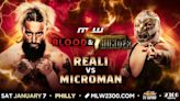 Real1 vs. Microman Set For MLW Blood & Thunder 2023