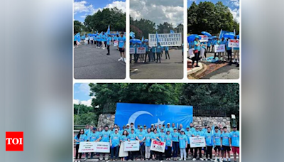 Uyghur Americans commemorate 15th anniversary of Urumqi massacre in US capital city - Times of India