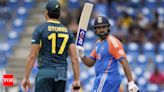 Rohit Sharma smashes fastest fifty of T20 World Cup 2024 | Cricket News - Times of India