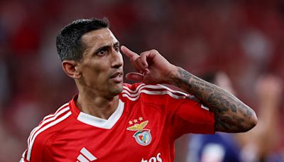 Ángel Di María, en modo Maracaná: metió un gol para Benfica igualito al que hizo con la Selección en la final de la Copa América ante Brasil