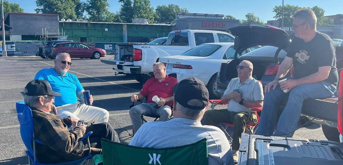 Wichita buddies refused to pause morning coffee meetup just because their shop was closed