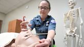 EmergyCare personnel in Erie demonstrate the common use of narcan on overdose patients