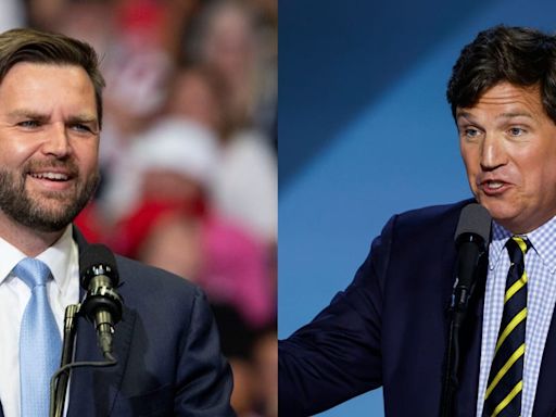 JD Vance is sticking with Tucker Carlson after he interviewed a Holocaust revisionist. It's not the first time.