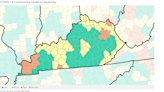 15 Kentucky counties at high COVID-19 community level. What to know about latest cases