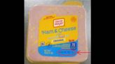 Recall of 2,400 pounds of Oscar Mayer lunch meat that was sliced on unclean equipment