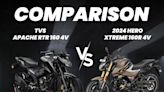 2024 Hero Xtreme 160R 4V vs TVS Apache RTR 160 4V: Image Comparison, Check Price, Specifications And Other Details - ZigWheels