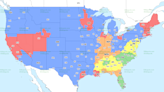 NFL Week 6 TV broadcast maps