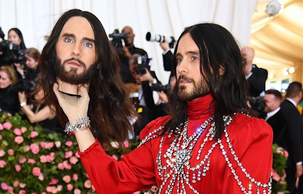 Why Jared Leto Isn’t at the 2024 Met Gala in One of His Iconic Outfits