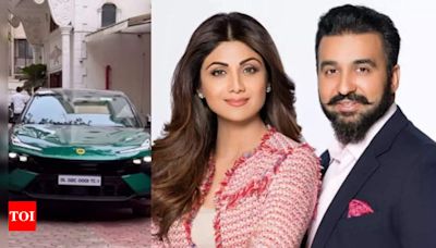 Shilpa Shetty-Raj Kundra New Car: After ED seizes their properties, Shilpa Shetty, Raj Kundra buy a luxury sports car worth Rs 3 crore | - Times of India