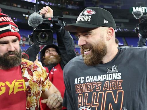 Jason and Travis Kelce Pledge 'Swear Jar' Money to Charity After 'New Heights' Fan Reveals How Much They Curse