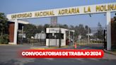 ¿Quieres trabajar en la Universidad Agraria La Molina? UNALM ofrece trabajos con sueldos de hasta S/6.714