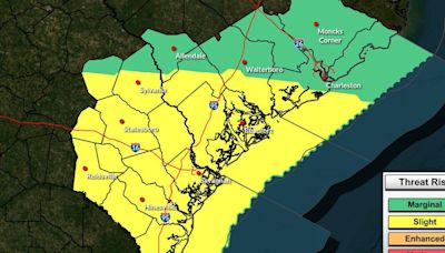 Severe thunderstorms expected in Charleston County this afternoon, officials say