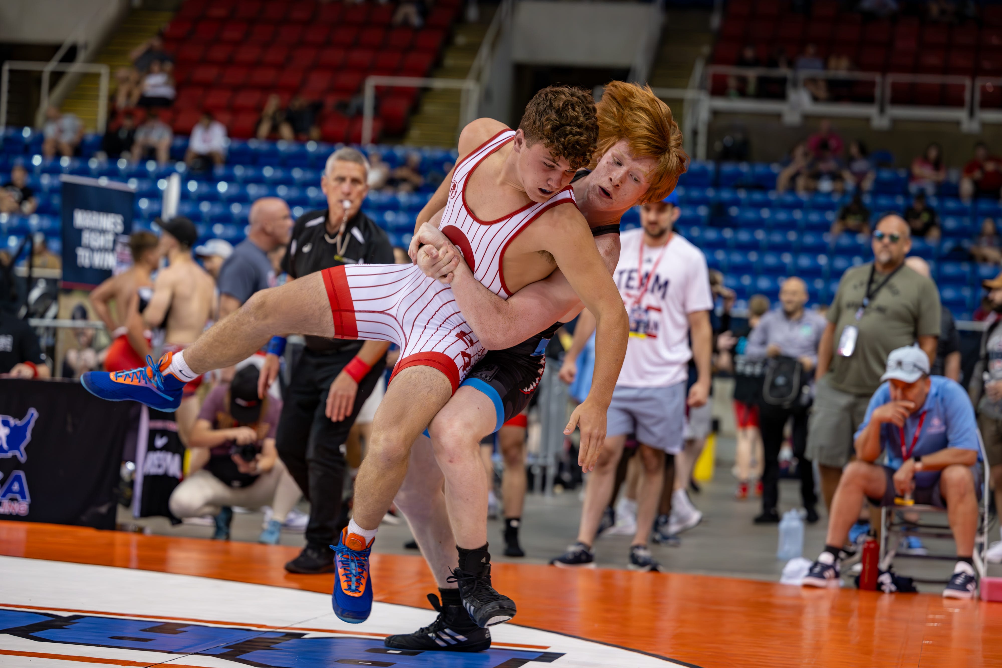 Perry's Caige Horak three wins away from Fargo Greco-Roman National Championship title