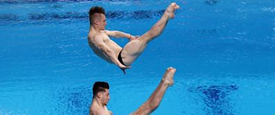 Laugher and Harding win British synchro title