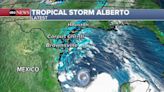 Tropical Storm Alberto in the Gulf of Mexico becomes first named storm the 2024 Hurricane season