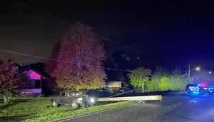 DUI suspect hits power pole and knocks power out to a Sedro-Woolley neighborhood