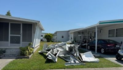 Largo mobile home park damaged by Tuesday storms