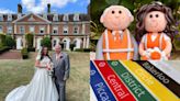 Train driver couple throw London Underground-themed wedding in tribute to bride’s late dad