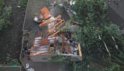 WATCH: 7 tornadoes observed in Chicagoland, drone footage shows major damage from Monday night’s powerful storms