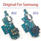 天極TJ百貨SAMSUNG 100% 原裝適用於三星 A52 A72 A12 Usb 充電器插頭 Usb 微型充電底座連接器麥克風